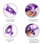 Argthjy Purple 40-Inch Foil Number Balloons for Milestones | 0, 10, 20, 100, 2026
