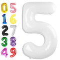 Argthjy 40-Inch Number 5 Foil Balloons – Birthday Party Decor for 5th Birthday, Anniversary & More