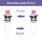 ARHAVI 25 Pcs Cute Cake Topper & Cupcake Toppers Set for Kuromii Birthday Decorations