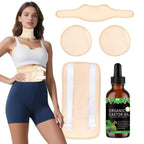 ARMINACO Castor Oil Pack Kit for Women & Beginners – 4 Reusable Wraps, 60ml Organic Oil, MagicSeal Leakproof Design
