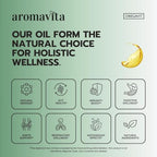 AROMAVITA Wild Oregano Oil Organic – 100% Pure Undiluted Oil with 86-90% Carvacrol | Immune Support | Vegan, Non-GMO, Gluten Free | 1 fl oz / 30 ml