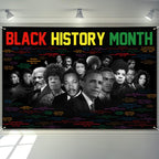 Arosche Black History Month Banner 72x48 — Indoor Outdoor Photo Backdrop & Decor