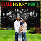 Arosche Black History Month Banner 72x48 — Indoor Outdoor Photo Backdrop & Decor