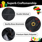 Arosche Black History Month Banner 72x48 — Indoor Outdoor Photo Backdrop & Decor