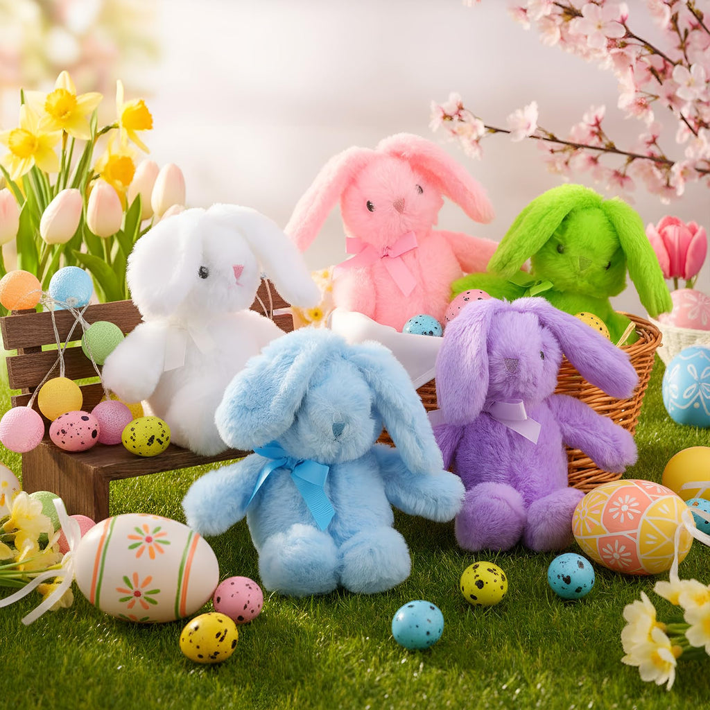 Arrowbash 24-Pack 12-Inch Plush Easter Bunnies – Soft Stuffed Toys for Gifts, Decor and Party Fun
