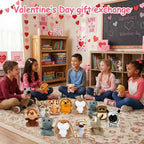 Arrozon 36 Pcs Small Stuffed Animals Bulk – 4-Inch Mini Plush Toys for Prizes & Party Favors