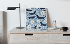 Whimsical Seal and Daisy Framed Wall Art