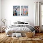 Art With Frames | Set of 2 Italian Lifestyle Wall art Prints