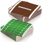 ArtCreativity 80 Pack Football Field Napkins – 5x5in, 2-Ply, Game Day Party Supplies
