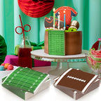ArtCreativity 80 Pack Football Field Napkins – 5x5in, 2-Ply, Game Day Party Supplies