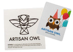 Artisan Owl Set of 2 Orange Butterfly Jumbo 46in Foil Balloons