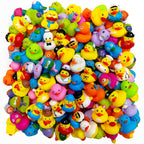 Arttyma Rubber Ducks in Bulk - 100-Pack Assorted Bath Toys & Party Favors | Jeep Ducking & Classroom Prizes