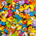 Arttyma Rubber Ducks in Bulk - 100-Pack Assorted Bath Toys & Party Favors | Jeep Ducking & Classroom Prizes