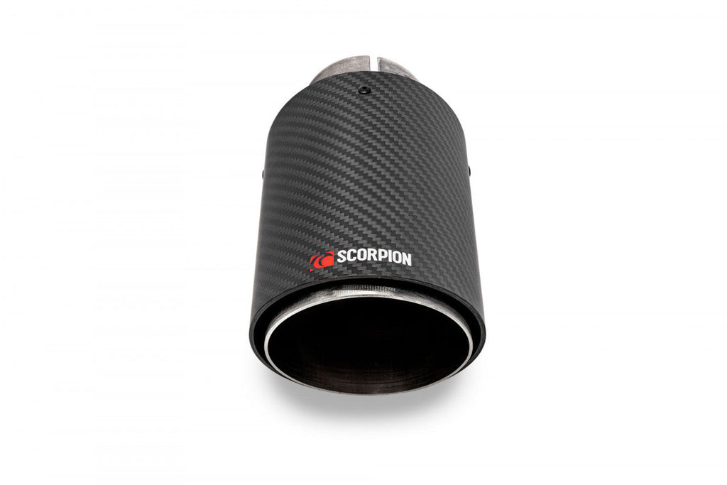 SCORPION EXHAUSTS - REPLACEMENT CARBON ASCARI TIPS FOR SCORPION EXHAUST - SINGLE 100MM
