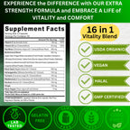 Organic Irish Sea Moss & 16-in-1 Herbal Capsule – Halal, Vegan