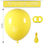 ASIYUHY Yellow Balloon Pack – 100 x 12in Latex Balloons for Party Decor