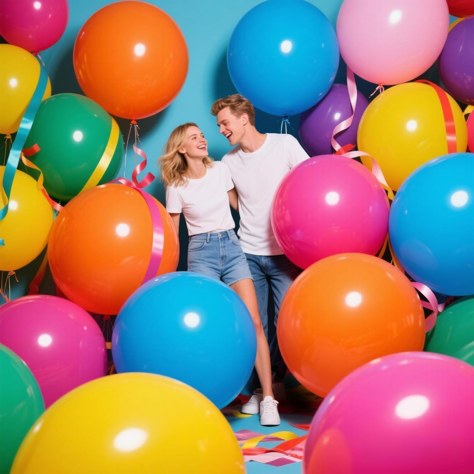 ASIYUHY 18 Inch Yellow Balloons — 12 Pack Large Latex Balloons for Weddings, Birthdays, Baby Showers
