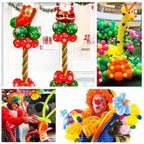 ASIYUHY 260 Long Balloons – 100 Pack Twisting Animal Balloons in Assorted Colors
