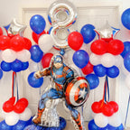 ASIYUHY Red White and Blue Latex Balloons 100 Pack for 4th of July & Patriotic Celebrations