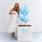 ASIYUHY Pastel Blue Latex Balloons - 100 Pack, 12 inch for Baby Shower, Birthday, Gender Reveal