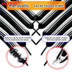 ASIYUHY 260-Long Balloons 100 Pack – Black Thick Latex for DIY Balloon Animals