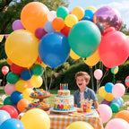 ASIYUHY 18 Inch Yellow Balloons — 12 Pack Large Latex Balloons for Weddings, Birthdays, Baby Showers