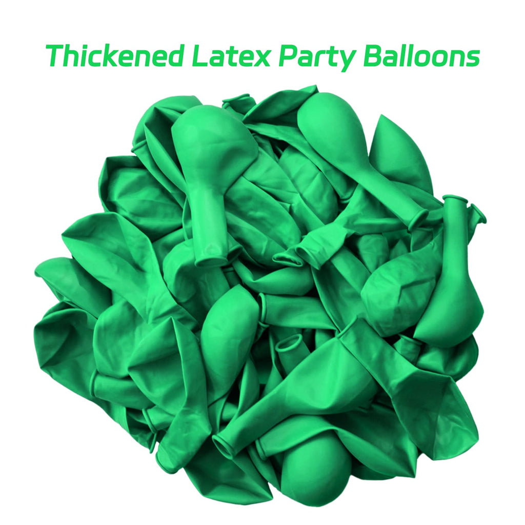 ASIYUHY Green Balloons 12 Inch – 100 Pack Thick Latex for Party Decor