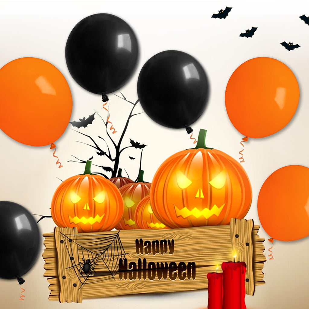 ASIYUHY Orange Balloons 100 Pack 12-inch Thick Latex – Halloween & Party Decor