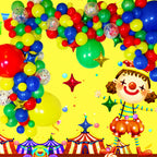 ASIYUHY 100 Pack 12 Inch Matte Latex Balloons – Red Blue Green Yellow for Carnival Birthday Baby Shower Balloon Arch