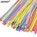 ASIYUHY Pastel 260 Long Balloons Pack — 100 Count for DIY Animal Shapes