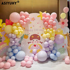 ASIYUHY Pastel Balloons – 100 Pack 12 Inch Latex Party Balloons for Birthday, Baby Shower, Wedding