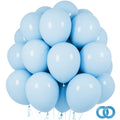 ASIYUHY Pastel Blue Latex Balloons - 100 Pack, 12 inch for Baby Shower, Birthday, Gender Reveal