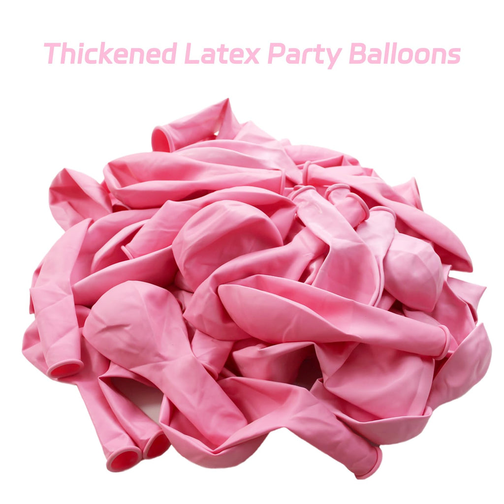 ASIYUHY Pastel Pink Balloons 12 Inch - 100 Pack for Parties, Weddings, and Baby Showers