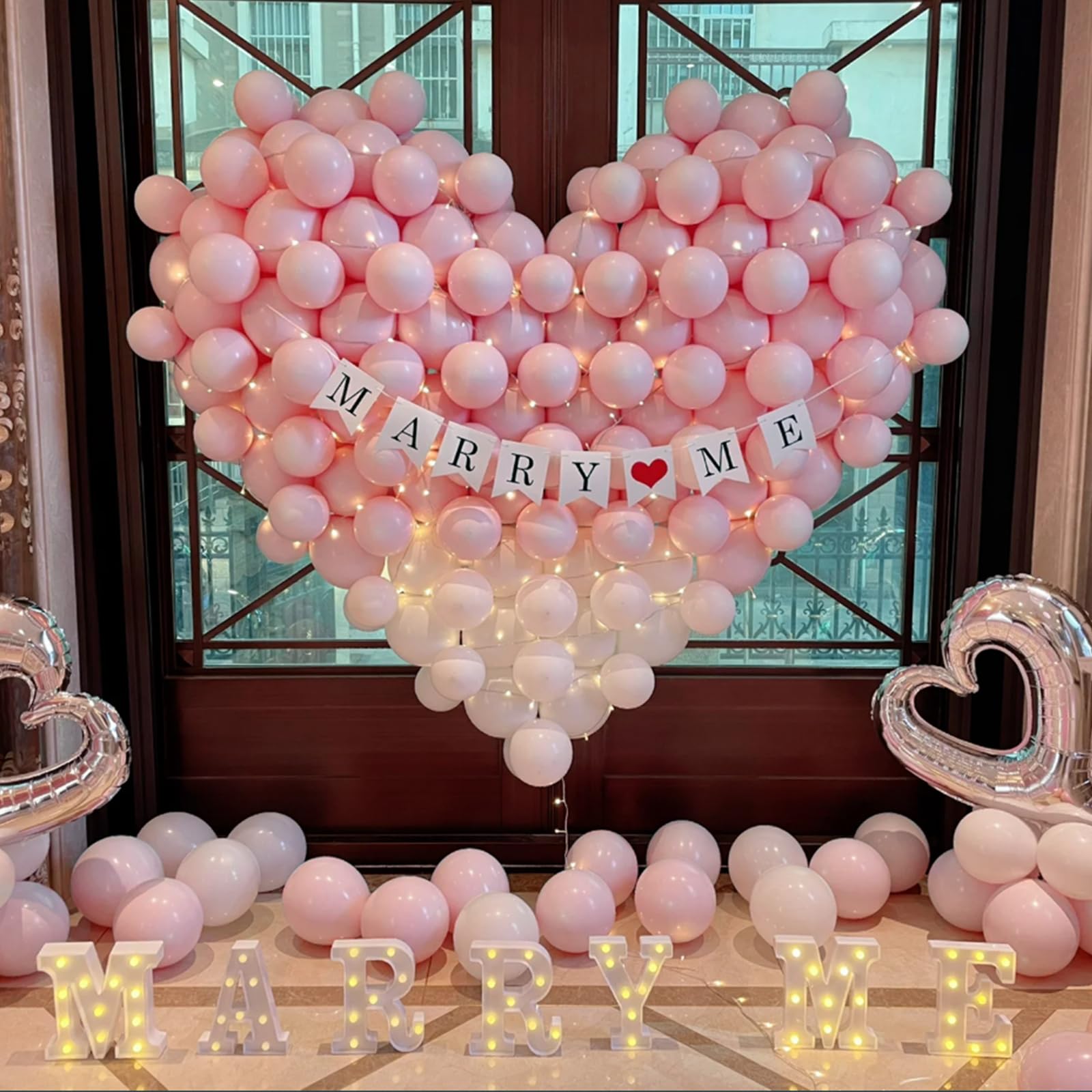ASIYUHY Pastel Pink Balloons 12 Inch - 100 Pack for Parties, Weddings, and Baby Showers