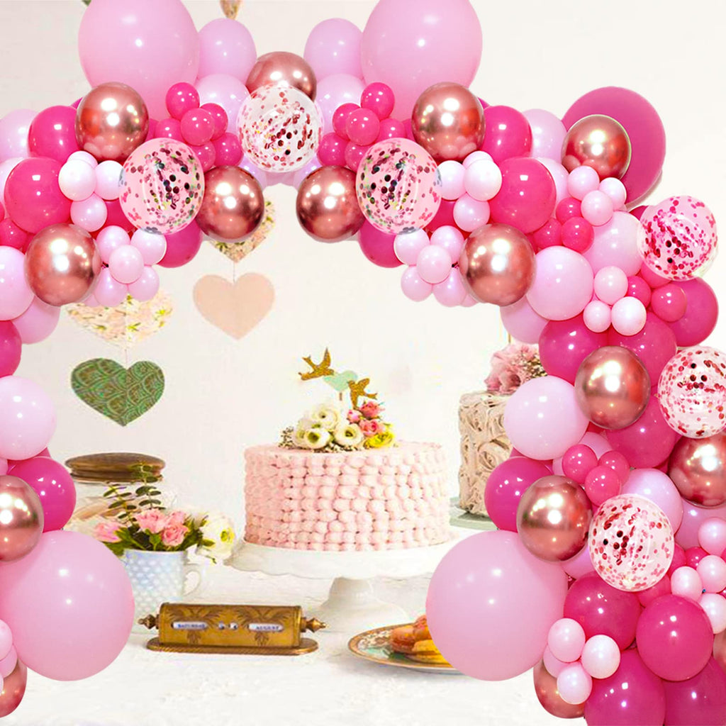 ASIYUHY Pastel Pink Balloons 12 Inch - 100 Pack for Parties, Weddings, and Baby Showers