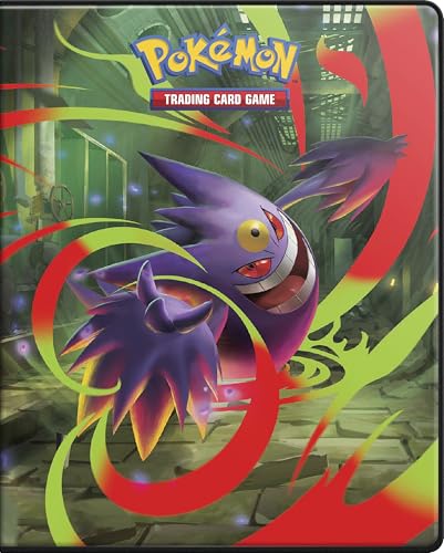 Asmodee Ultra Pro Pokemon Mega Evolution Fantasmagoric Flames Portfolio 80 Card Capacity