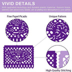 Asoulin 6PCS Papel Picado Fiesta Banners – Dia de Muertos & Cinco de Mayo Decor