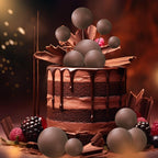 ASTARON 20 Pcs Brown Ball Cake Toppers – Ready-to-Use Decorations