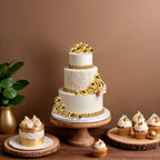 ASTARON Gold Ball Cake Topper Decorations – 20 Pcs Ready-to-Use Party Picks