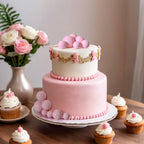 ASTARON 20 Pcs Light Pink Ball Cake Toppers – Easy Cake Decorations