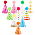 Atiloy 10-Pcs Colorful Mini Party Hats for Stuffed Animals, Pets & Baby
