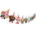 Atiloy Dog Birthday Banner – Puppy Party Garland with Dog Faces | Kids Party Decor