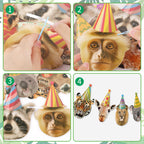 Atiloy Safari Animals Birthday Banner | Jungle Party Decor for Kids