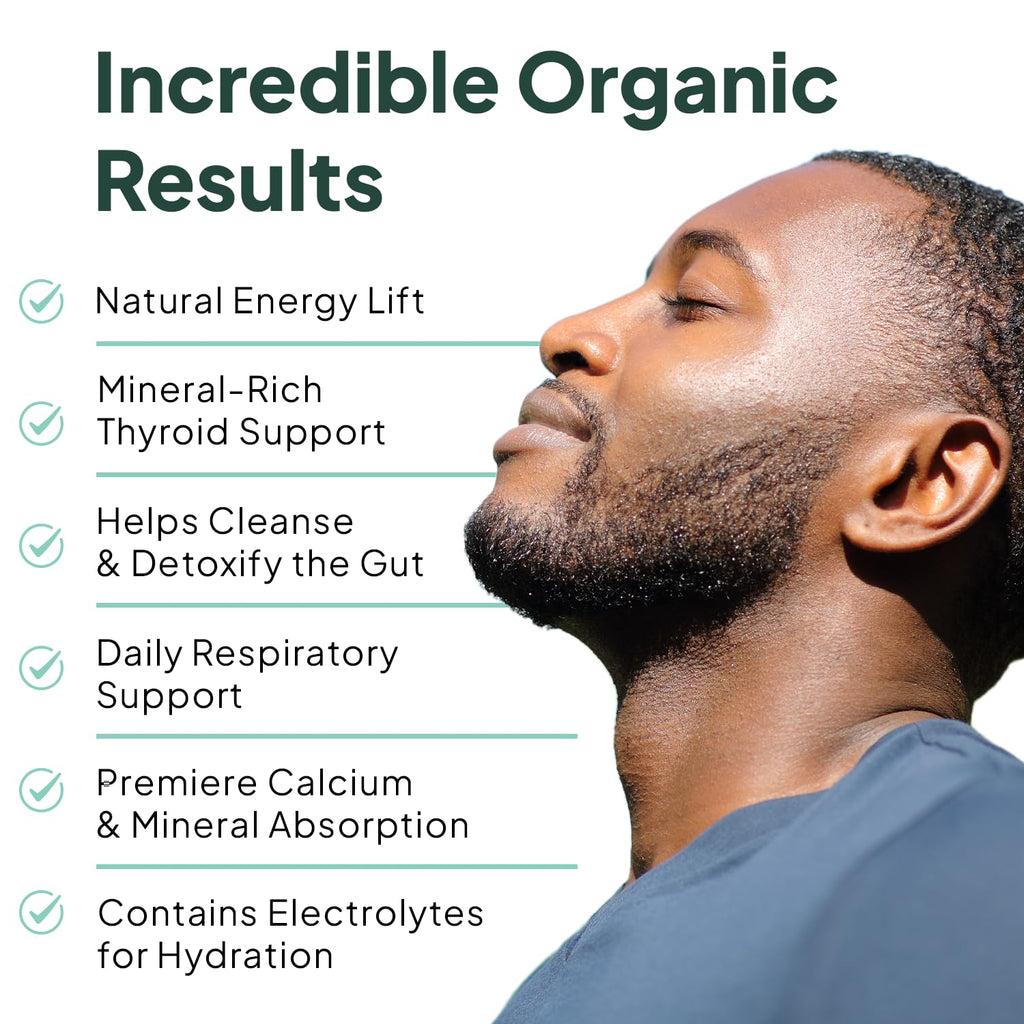 Organics Ocean Wild Meeresalgen Kapseln – 60 Kapseln | Bio Irisches Moos, Blasentang, Chlorella & Vitamin D3