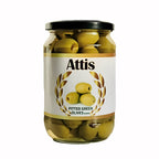 Attis Premium Mediterranean Pitted Green Olives Jar 720ml