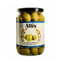 Attis Premium Mediterranean Whole Green Olives Jar 720ml