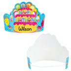 AUGTHEEP 36-Kid Birthday Crowns Pack – Colorful Classroom Party Hats