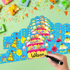 AUGTHEEP 36-Kid Birthday Crowns Pack – Colorful Classroom Party Hats