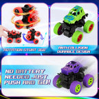 AuroTops Valentines Day Monster Trucks & Cards — 24-Pack Kids Party Favors