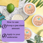 Lavender Mint Cream Deodorant Balm | Natural Bicarb & Aluminium-Free | Gentle, Vegan, Plastic-Free Odour Protection